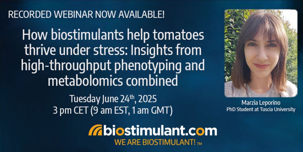 Webinar : How biostimulants help tomatoes thrive under stress